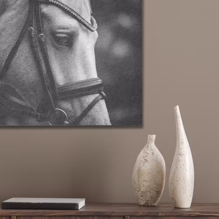 Paard - Schimmel - Portret PET vilt klein -sfeer6_closeup