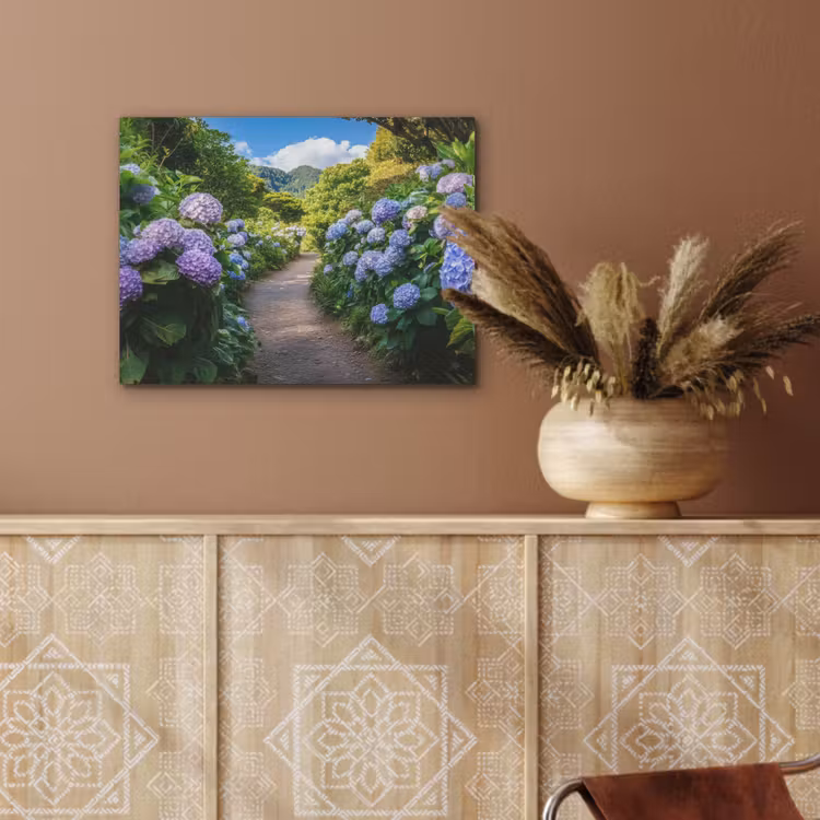 Hortsensia - Pad - Bloemen PET vilt klein -sfeer4
