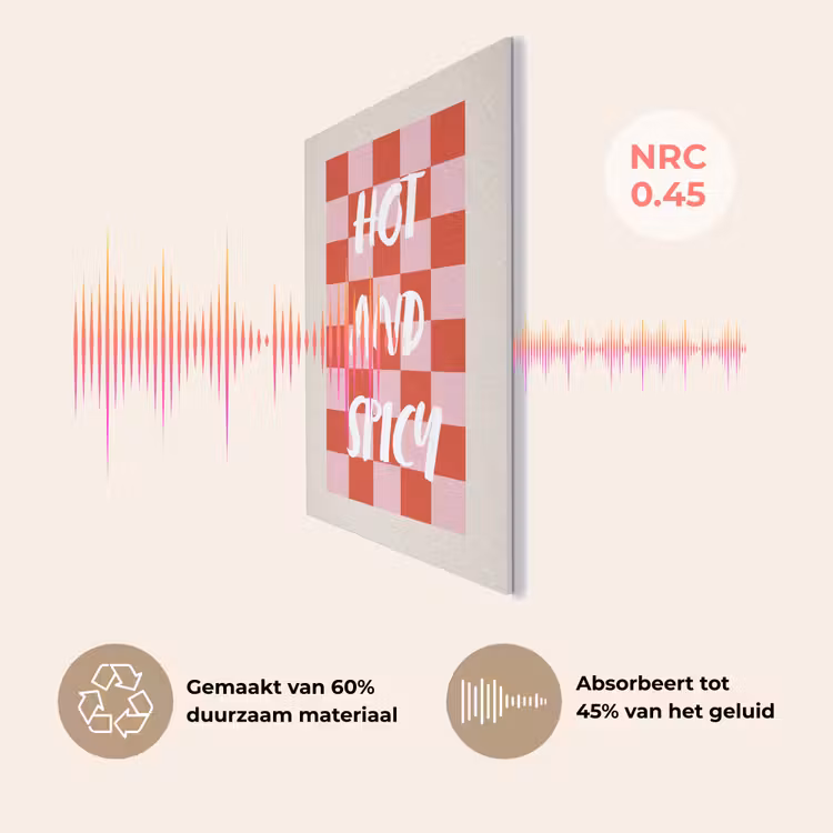 Hot - Spicy - Geruit - Rood PET vilt klein -USP_NL