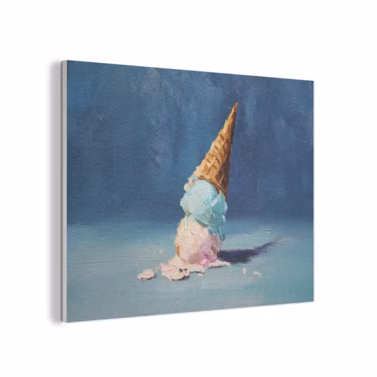 Ijshoorn - Bolletjes - Smelt - Roze PET vilt klein -3d
