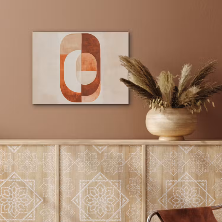 Illustratie - Abstract - Vormen - Rood PET vilt klein -sfeer4
