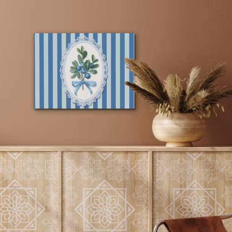 Illustratie - Bessen - Blauw - Strepen PET vilt klein -sfeer4