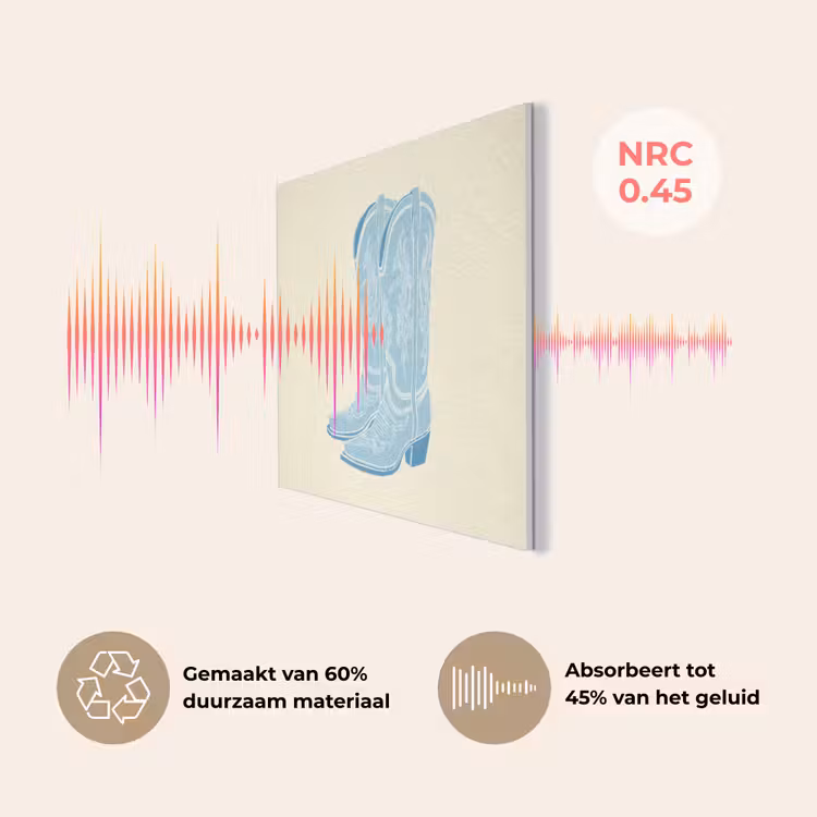 Illustratie - Cowboylaarzen - Patroon PET vilt klein -USP_NL