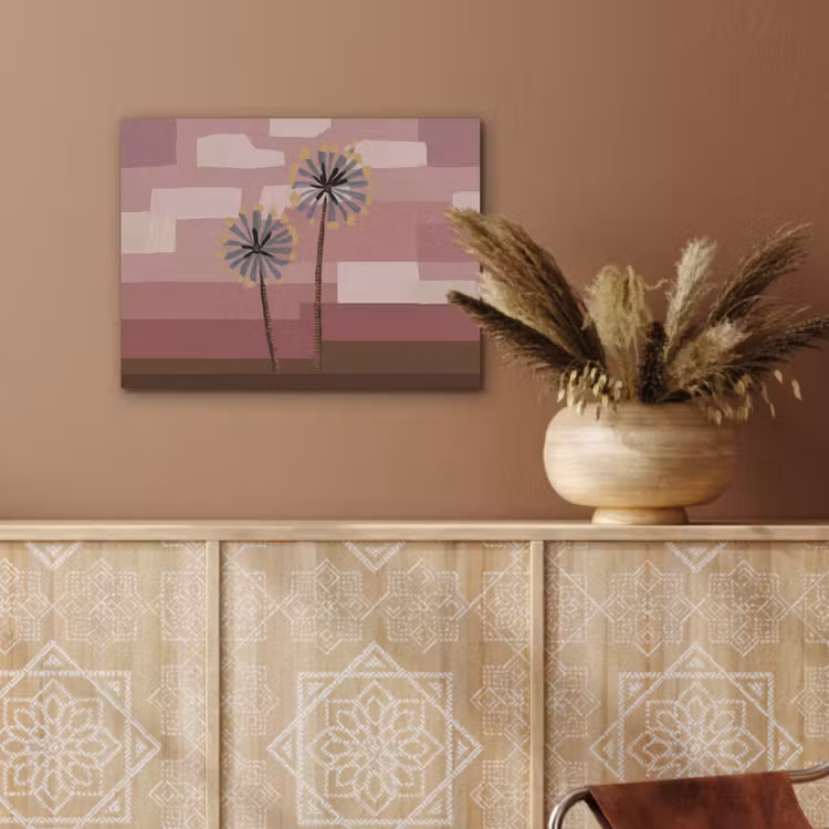 Illustratie - Bloemen - Vlakken - Abstract PET vilt klein -sfeer4