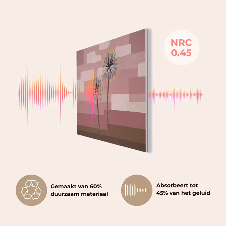 Illustratie - Bloemen - Vlakken - Abstract PET vilt klein -USP_NL