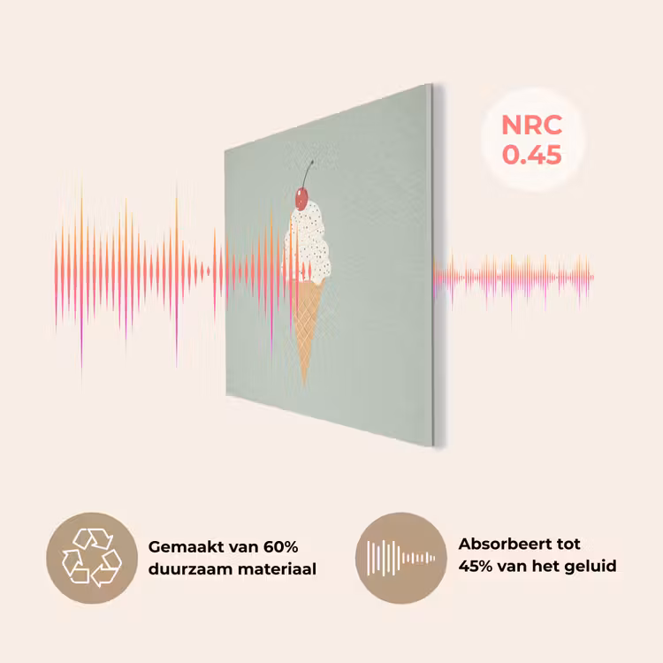 Illustratie - Ijsje - Spikkels - Kers PET vilt klein -USP_NL