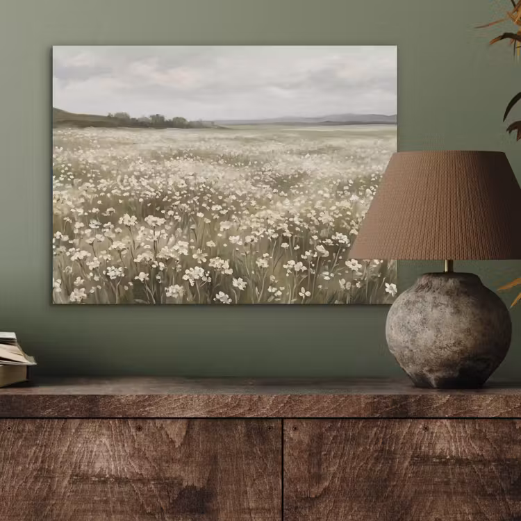 Illustratie - Landschap - Wit PET vilt klein -sfeer2