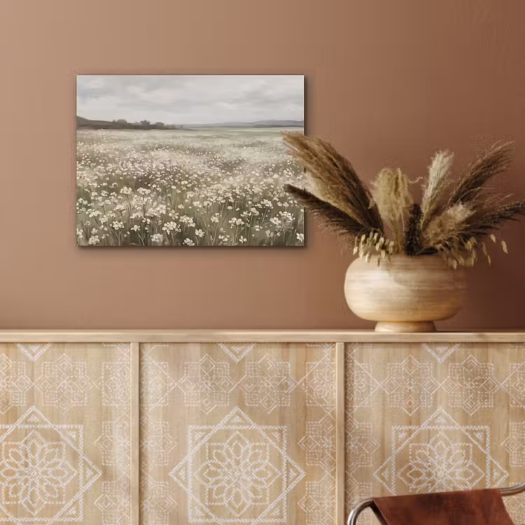 Illustratie - Landschap - Wit PET vilt klein -sfeer4