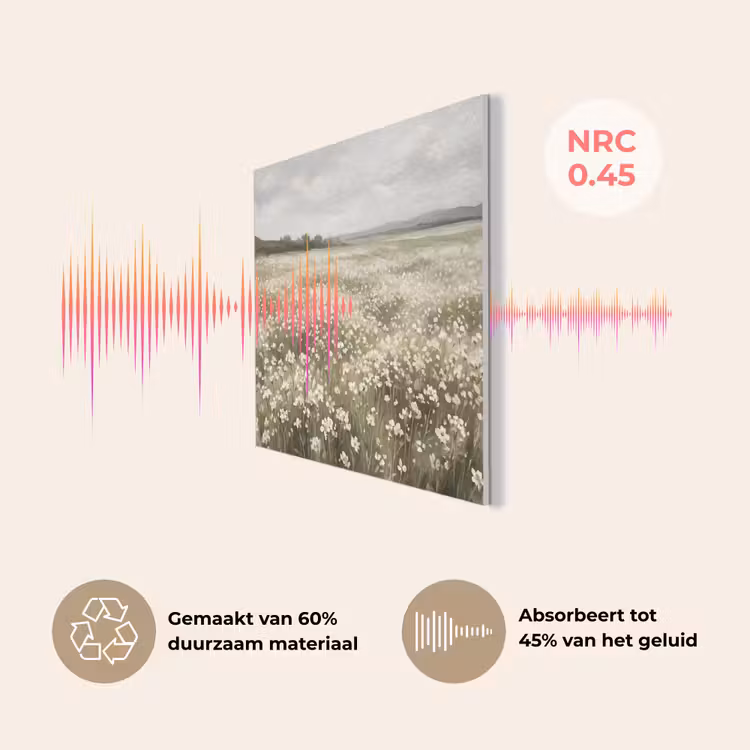 Illustratie - Landschap - Wit PET vilt klein -USP_NL