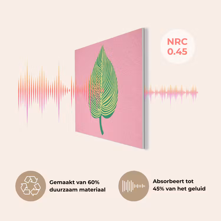 Illustratie - Blad - Minimalistisch - Groen PET vilt klein -USP_NL