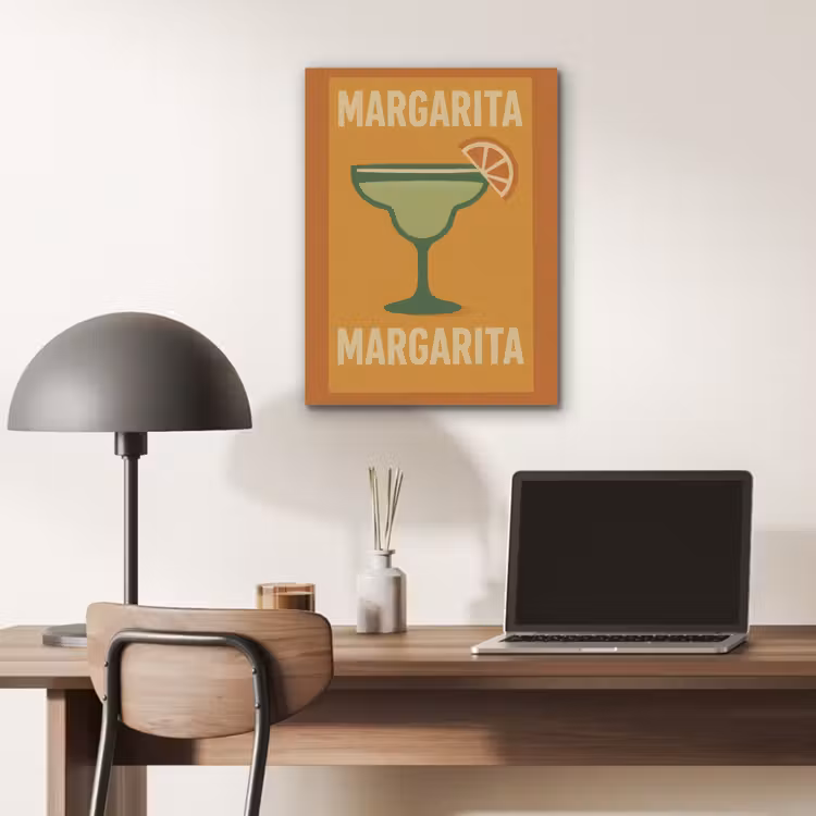 Illustratie - Margarita - Sinaasappelschijf - Oranje PET vilt klein -sfeer5