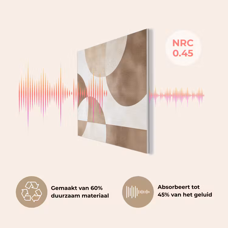 Snijdende cirkels - Overlappende vlakken PET vilt klein -USP_NL