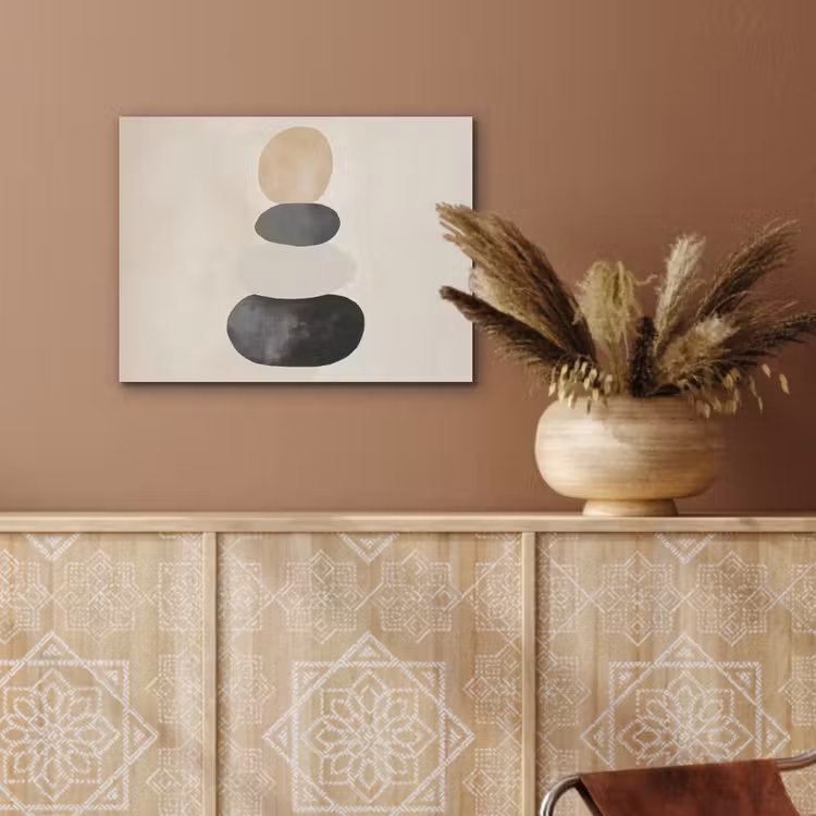 Japandi - Wabi sabi - Beige PET vilt klein -sfeer4