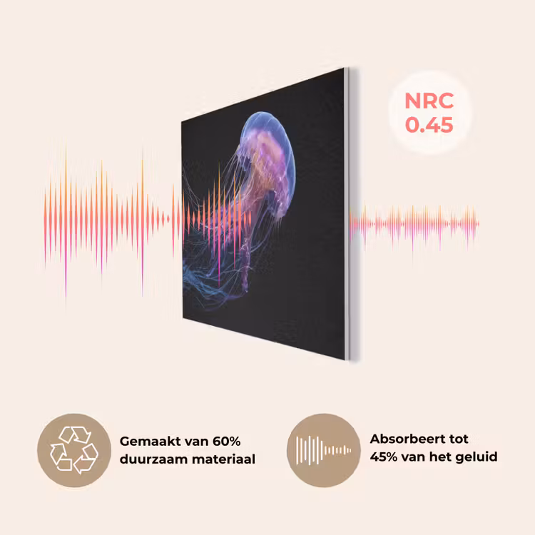 Kwal - Doorzichtig - Roze - Tentakels PET vilt klein -USP_NL