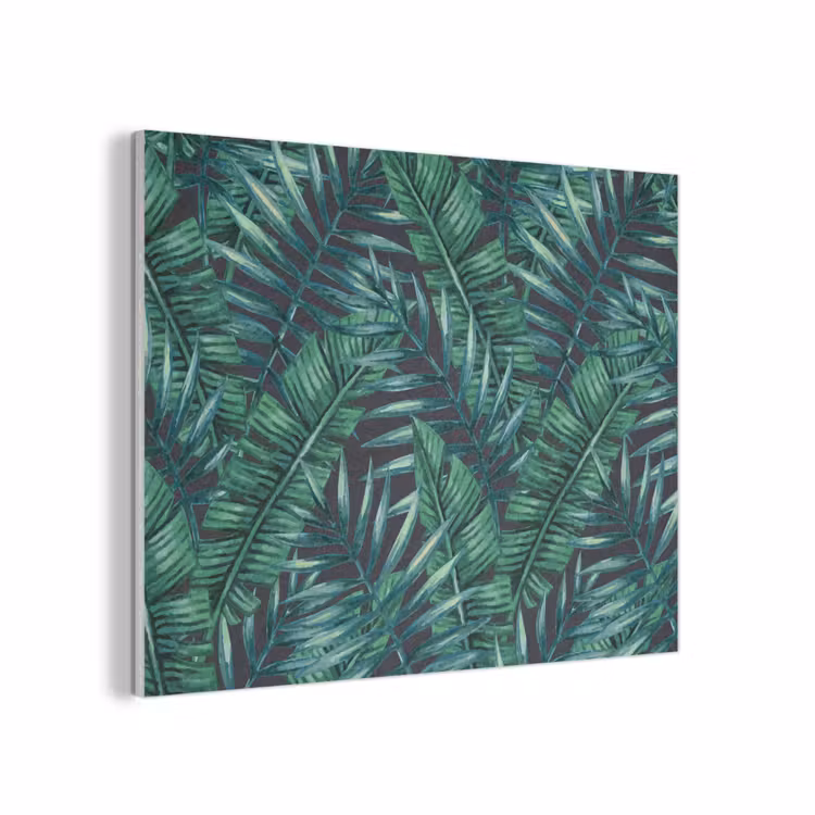 Jungle - Bladeren - Tropical PET vilt klein -3d