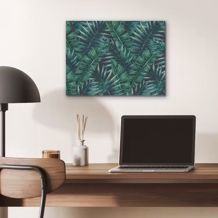 Jungle - Bladeren - Tropical PET vilt klein -sfeer5