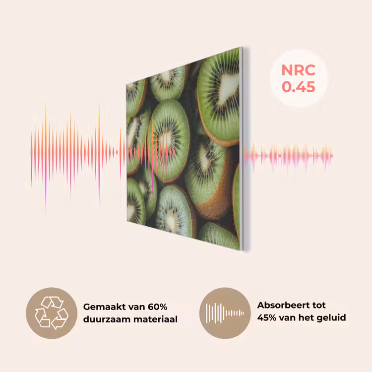 Kiwi - Fruit - Groen PET vilt klein -USP_NL