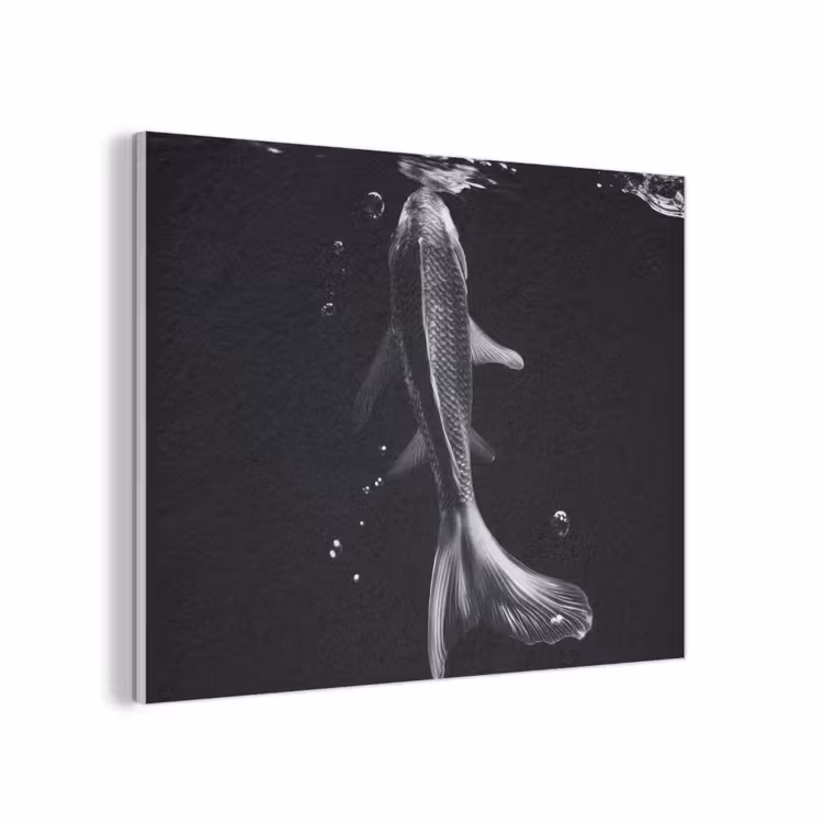 Koi - Vissen - Water - Zwart PET vilt klein -3d