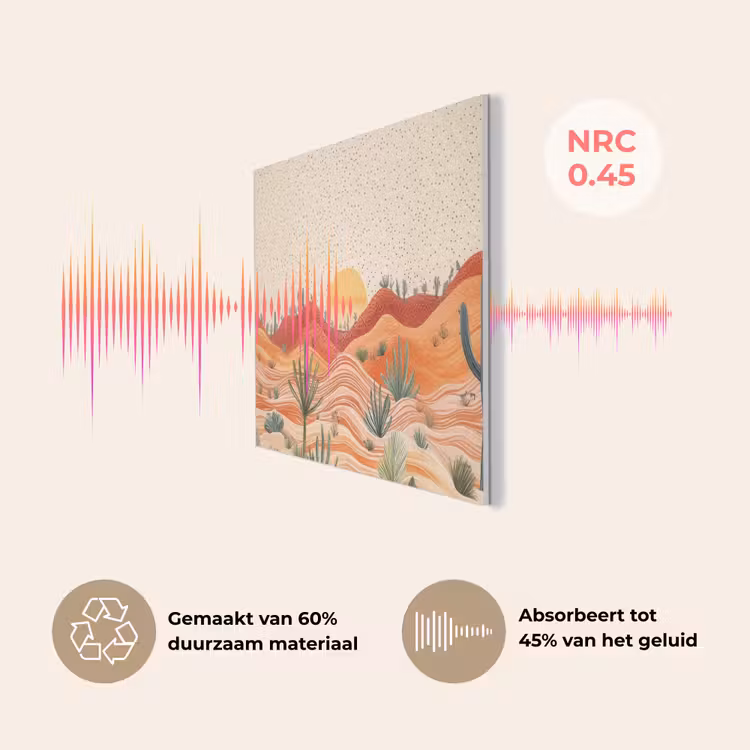 Landschap - Heuvels - Zonsondergang PET vilt klein -USP_NL