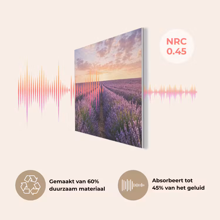 Landschap - Lavendelveld - Paars PET vilt klein -USP_NL