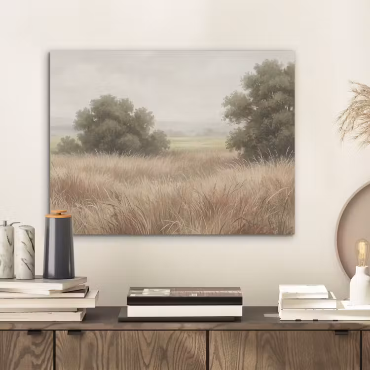 Landschap - Minimalistisch - Beige PET vilt klein -sfeer1
