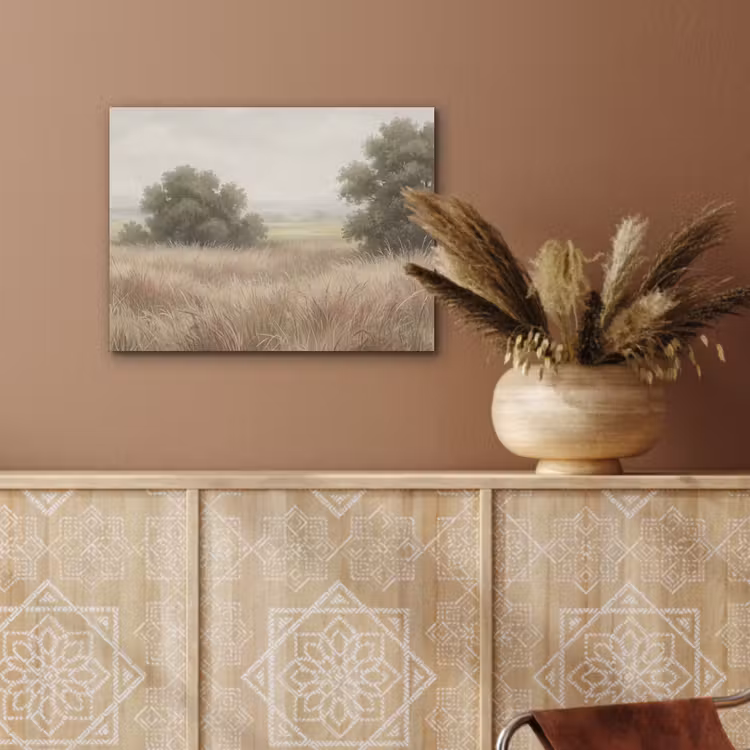 Landschap - Minimalistisch - Beige PET vilt klein -sfeer4