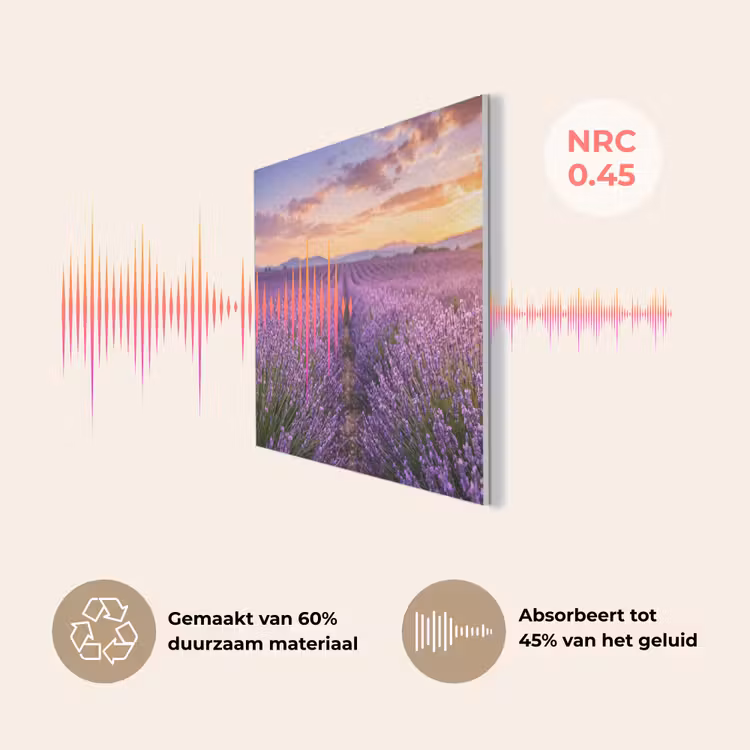 Lavendel - Veld - Natuur - Paars PET vilt klein -USP_NL