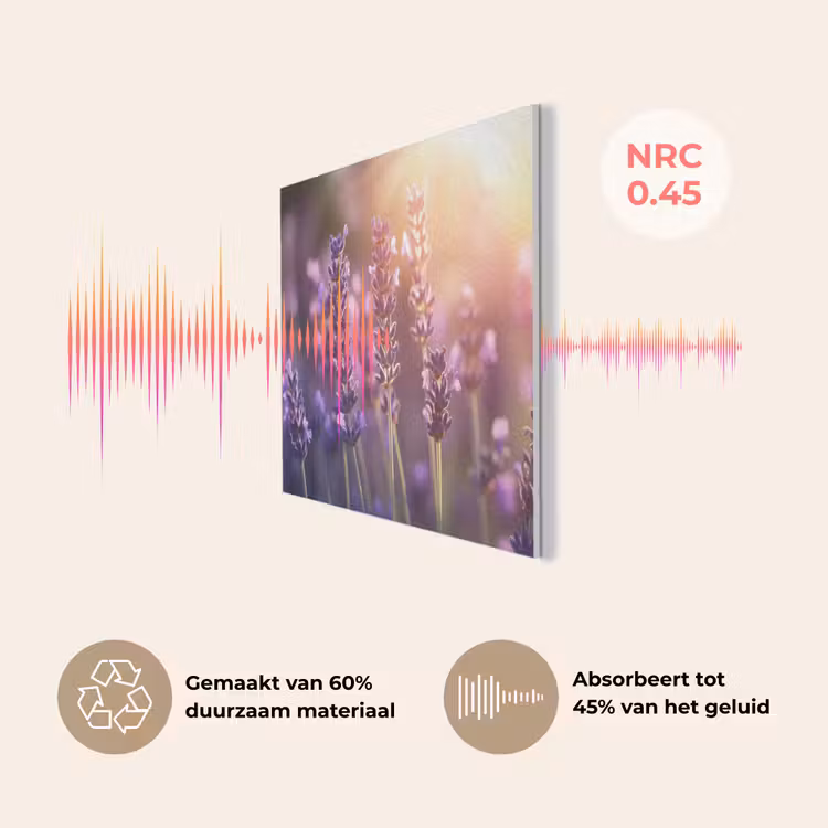 Lavendelbloemen - Paars - Zonlicht PET vilt klein -USP_NL