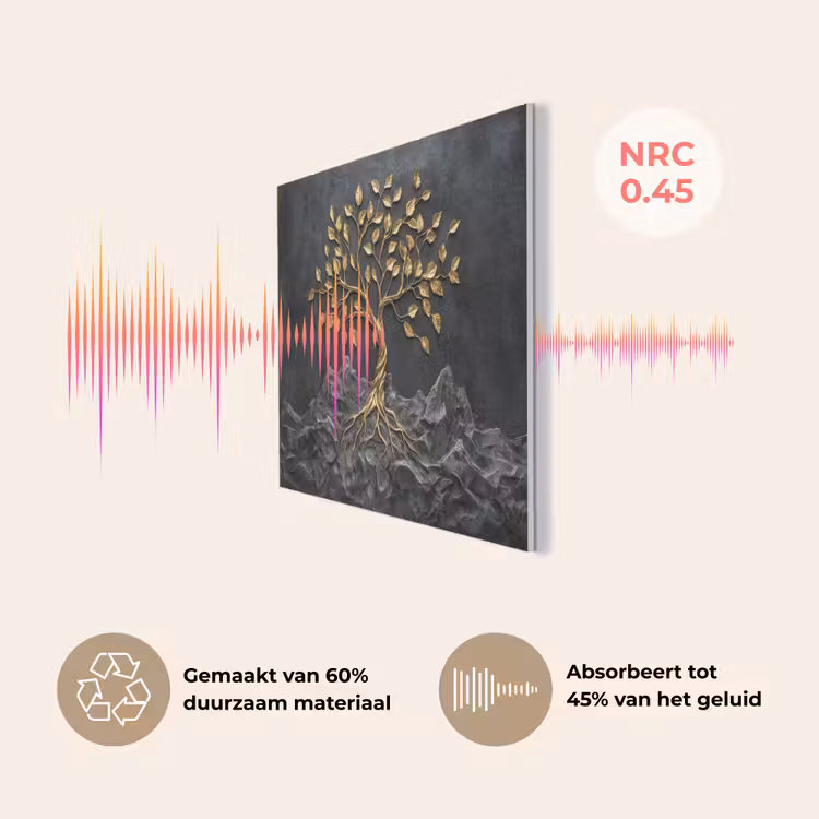 Bladeren - Goud - Boom - Rots PET vilt klein -USP_NL