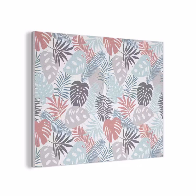 Bladeren - Jungle - Pastel - Tropisch PET vilt klein -3d