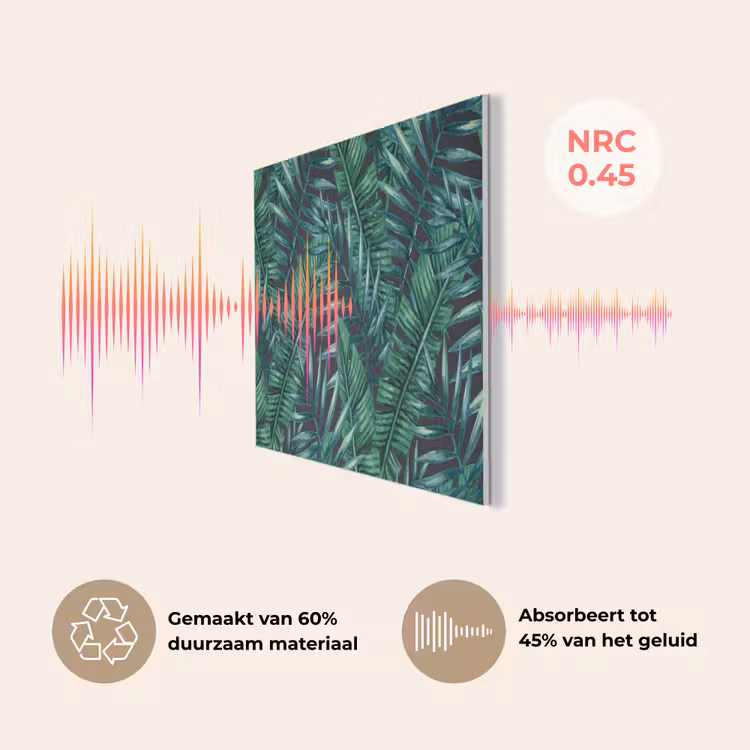 Bladeren - Tropical - Jungle PET vilt middel -USP_NL