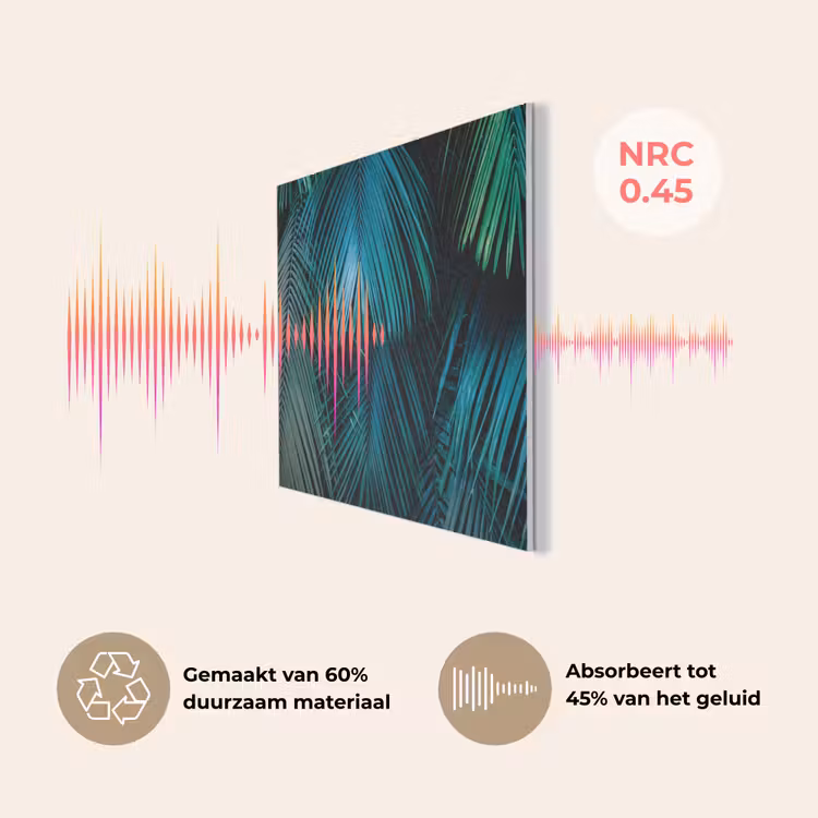 Bladeren - Tropisch - Jungle PET vilt middel -USP_NL