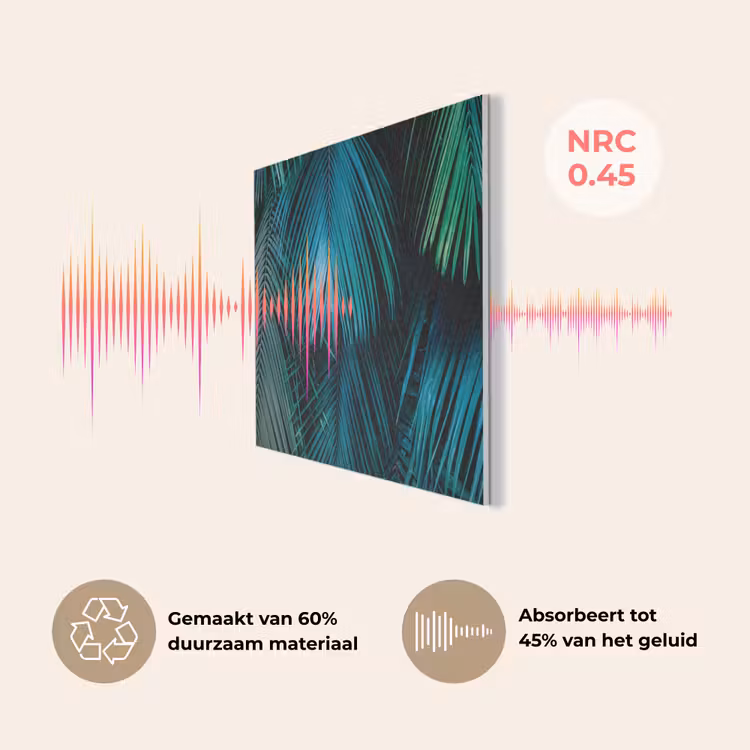 Bladeren - Tropisch - Jungle - Natuur PET vilt middel -USP_NL