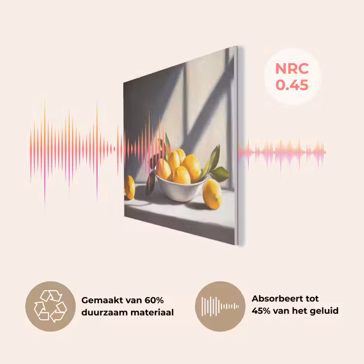 Citroenen - Stilleven - Geel PET vilt klein -USP_NL