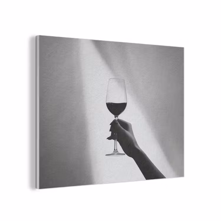 Lichtinval - Wijn - Rood - Glas PET vilt klein -3d