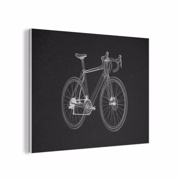 Lijnen - Illustratie - Wit PET vilt klein -3d