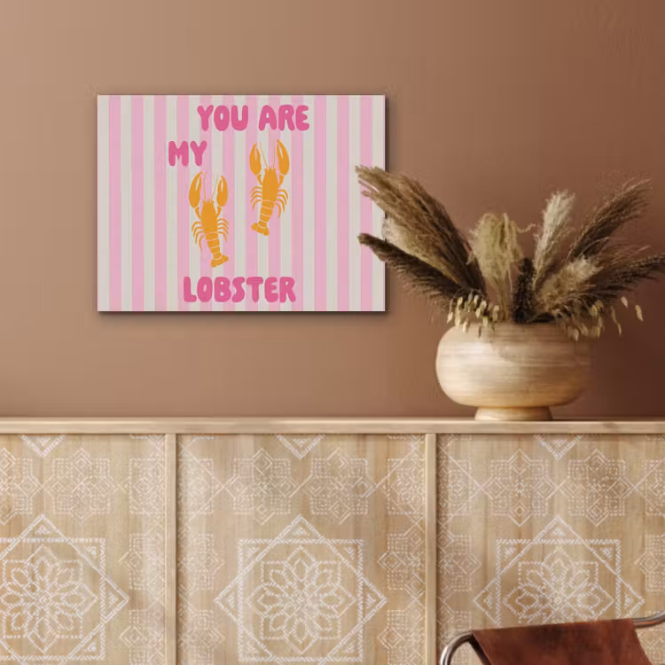 Lobster - Love - Valentijn PET vilt klein -sfeer4