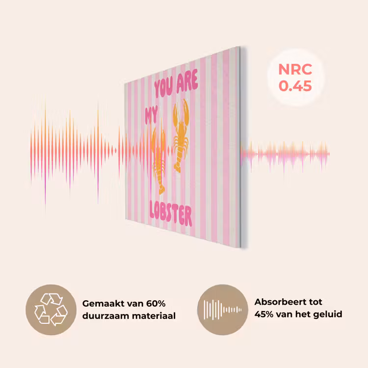 Lobster - Love - Valentijn PET vilt klein -USP_NL