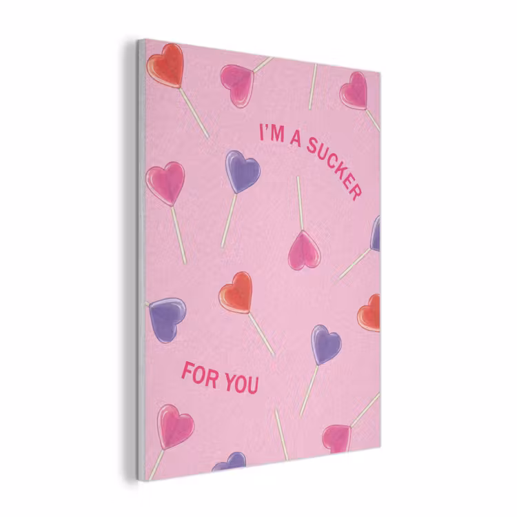Lolly - Valentijn - Illustratie - Snoep PET vilt klein -3d