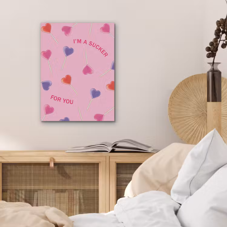 Lolly - Valentijn - Illustratie - Snoep PET vilt klein -sfeer3