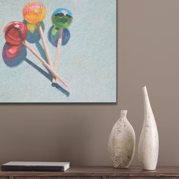 Lollys - Schaduw - Drie - Blauw PET vilt klein -sfeer6_closeup