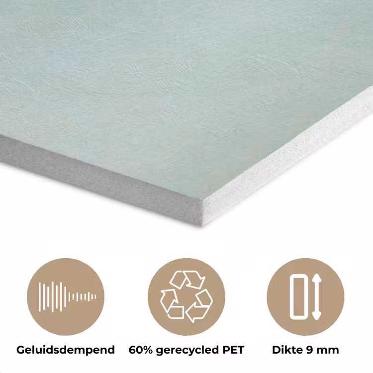 Lollys - Schaduw - Drie - Blauw PET vilt klein -closeup_NL