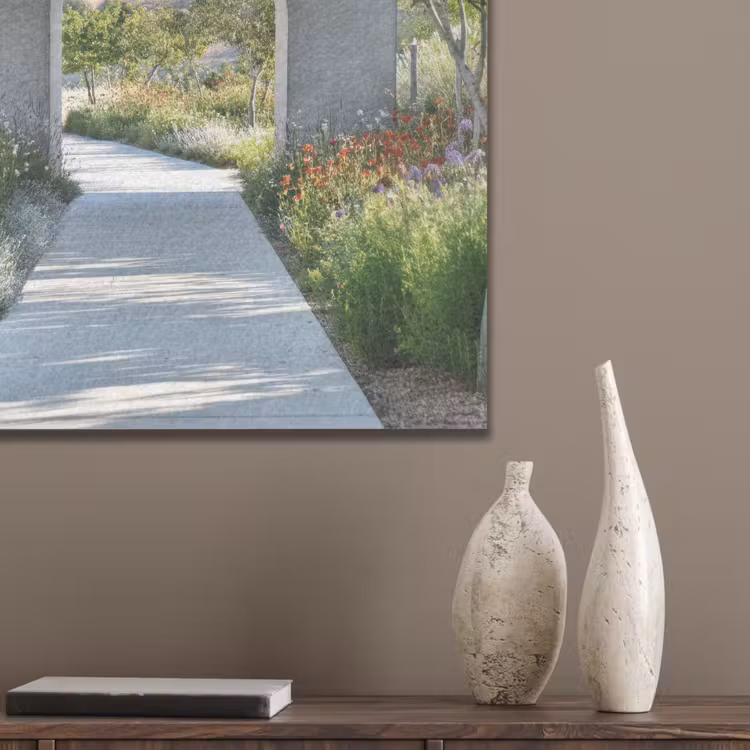 Doorkijk - Pad - Beton - Landschap PET vilt klein -sfeer6_closeup