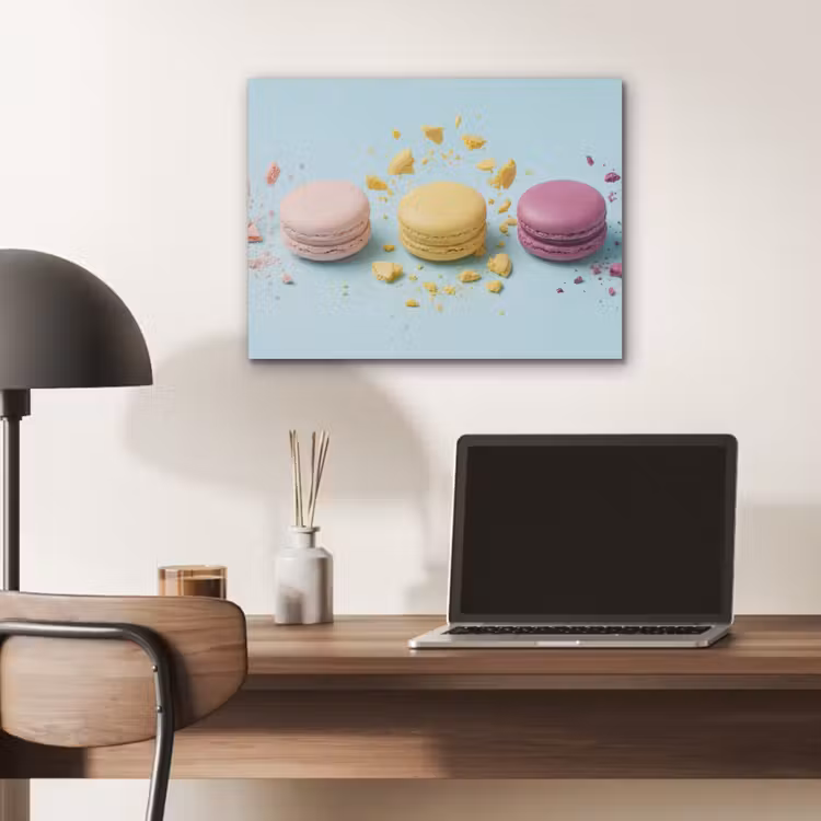 Macarons - Kleurrijk - Pastel PET vilt klein -sfeer5