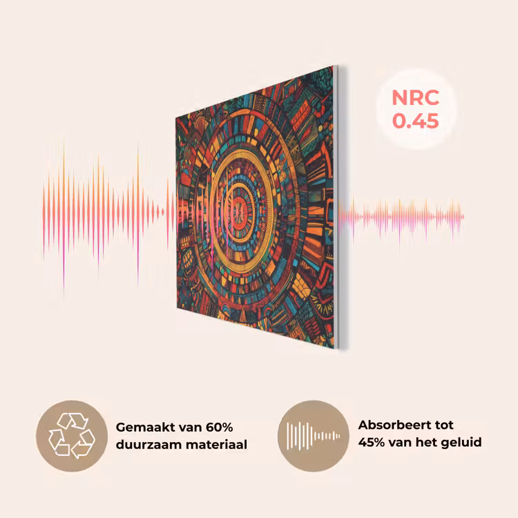 Mandala - Cirkels - Patronen PET vilt klein -USP_NL
