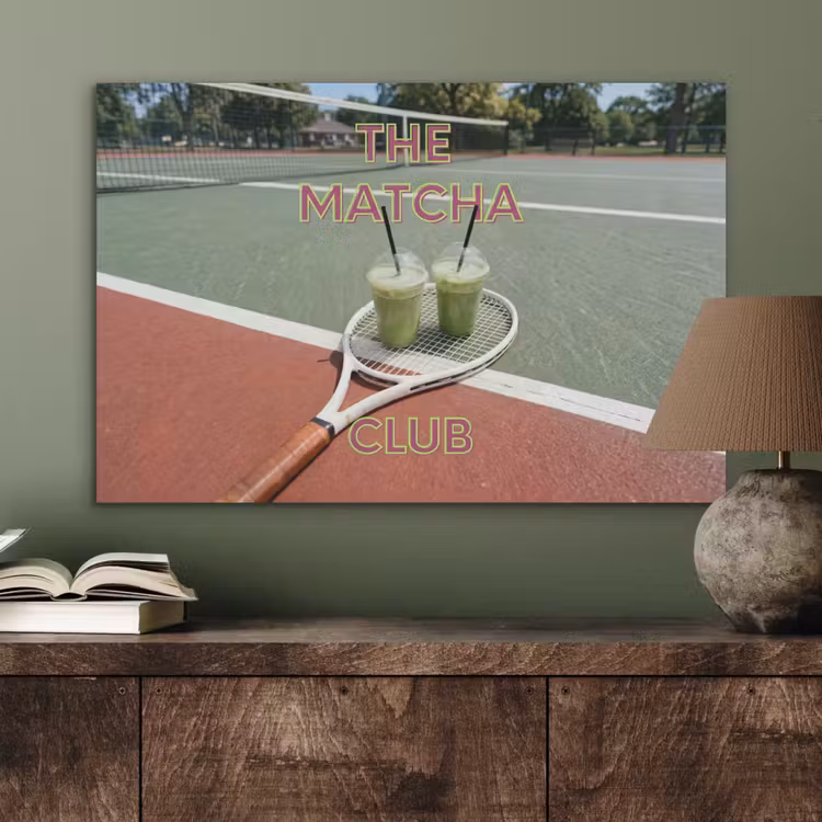 Matcha Club - Tennis - Matcha PET vilt middel -sfeer2