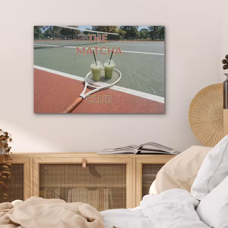 Matcha Club - Tennis - Matcha PET vilt middel -sfeer3