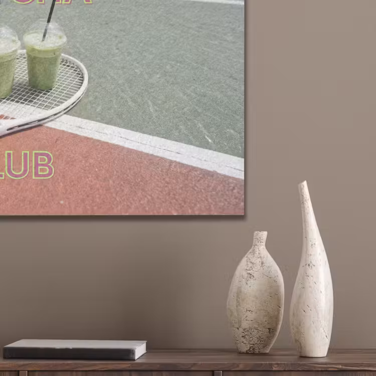 Matcha Club - Tennis - Matcha PET vilt middel -sfeer6_closeup