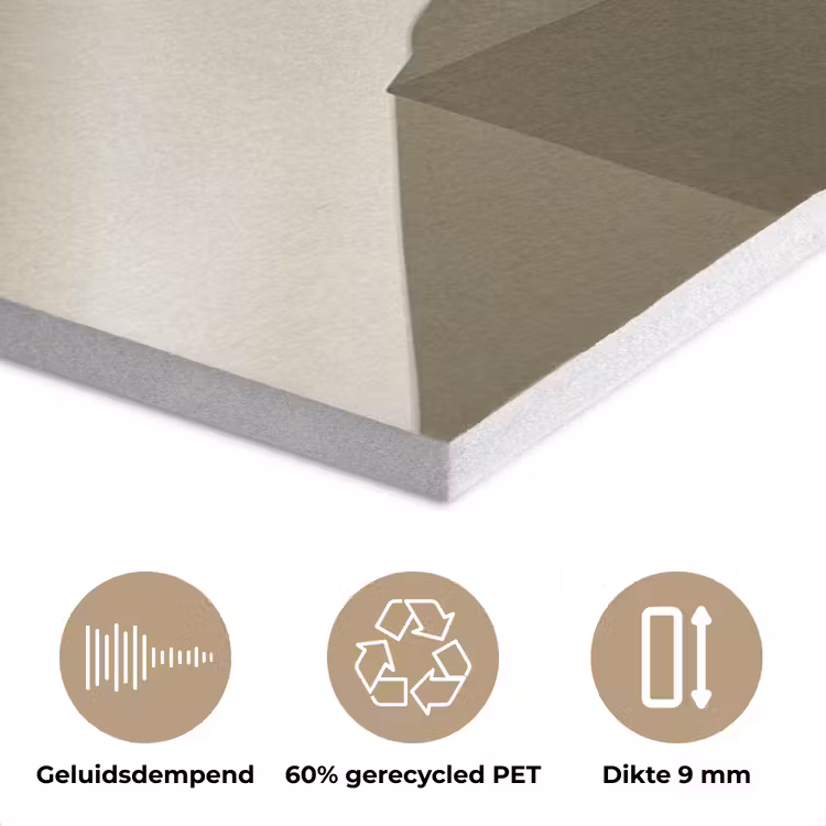 Matcha - Glas - Groen - Minimalistisch PET vilt klein -closeup_NL