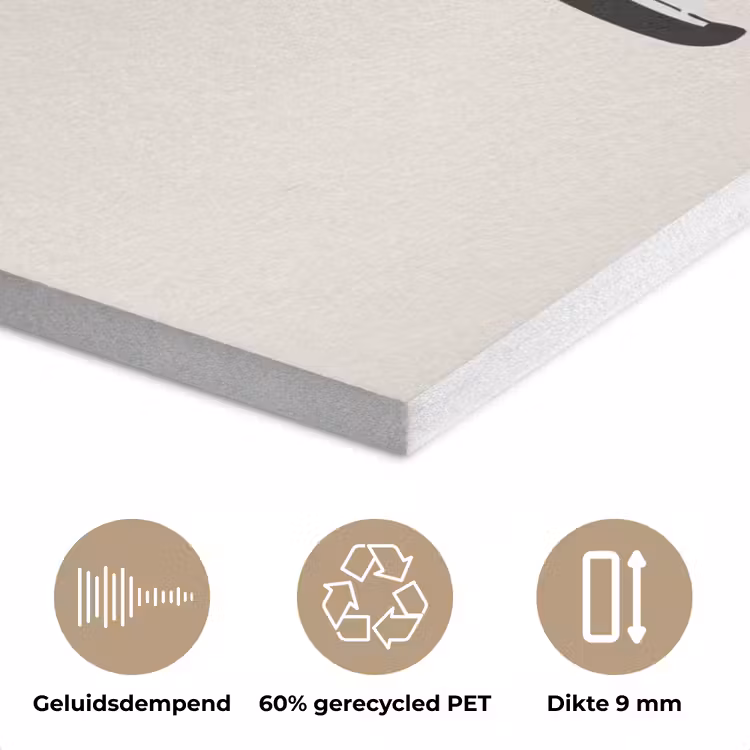 Minimalistisch - Beige - Love PET vilt klein -closeup_NL